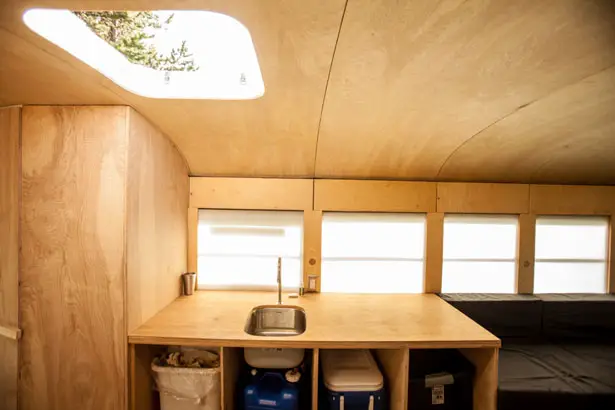 Hank Bought A Bus Project Transformed A School Bus Into A Tiny Living Space