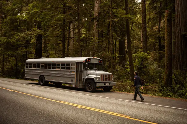 Hank Bought A Bus Project Transformed A School Bus Into A Tiny Living Space