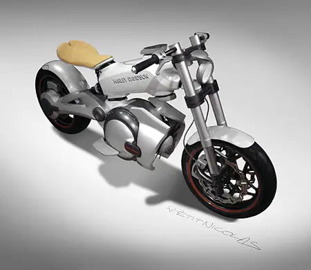 Trunk Eco Friendly Motorcycle by Nicolas Petit