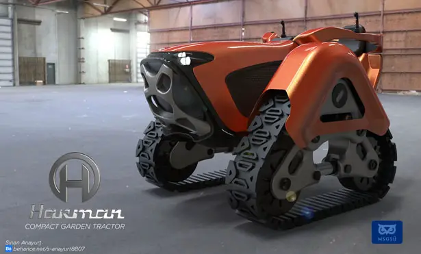 Harman Compact Garden Tractor Concept by Sinan Anayurt