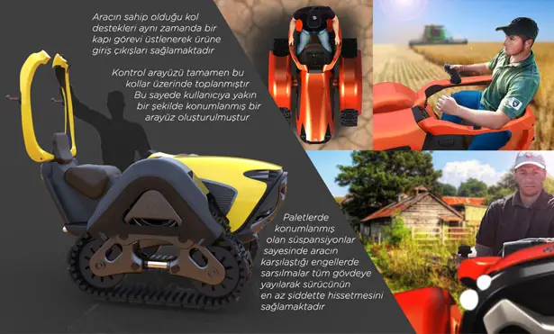 Harman Compact Garden Tractor Concept by Sinan Anayurt