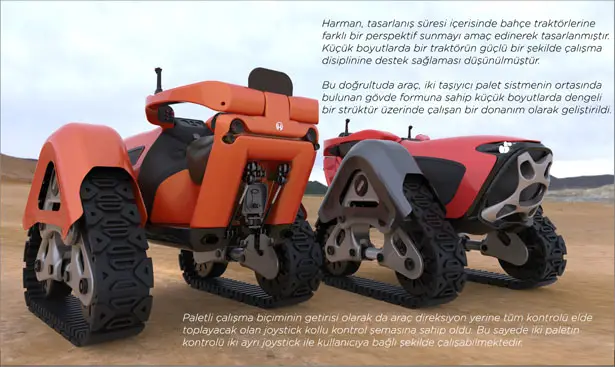 Harman Compact Garden Tractor Concept by Sinan Anayurt