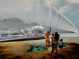 Futuristic Harmonic Turbine Tidal Hotel Produces Its Own Electricity Needs Through Wave Energy