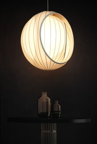 Traditional Chinese Lantern Inspired Harmony Spheres Dining Lamp