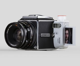 Isaac Blankensmith Merges Hasselblad and FujiFilm Instax 9