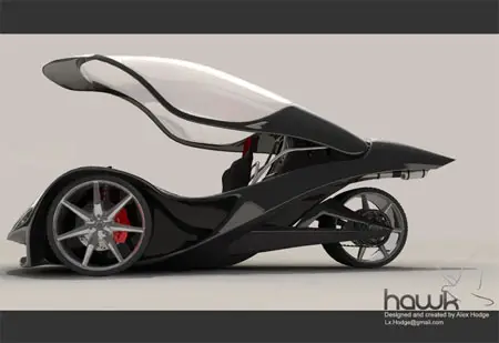 hawk three wheeled vehicle