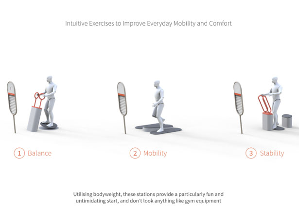 Health Loop Outdoor Gym by Alastair Warren