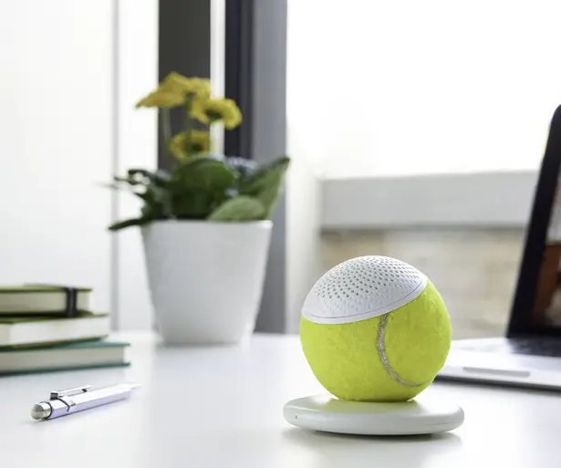 Hearo Bluetooth Speaker Reuses a Championship Tennis Ball to Remind You of Tennis History