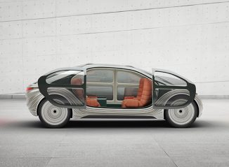 Futuristic IM Motors AIRO Electric Car with HEPA Filtering System and Configurable Interior