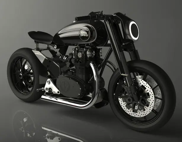 Heavyweight 1000cc Motorbike Concept Proposal for Royal Enfield by Manguesh Damania