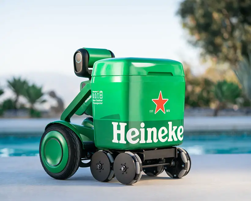 Heineken B.O.T. - A Heineken Robot Cooler That Follows You