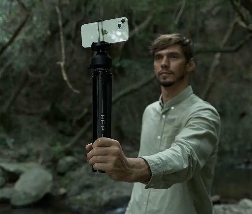 HEIPI: The Lightest and Most Compact 3-in-1 Travel Tripod