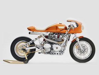 The Sun God Inspired Helios Motorcycle Features Cafe Racer Style with Vibrant Color