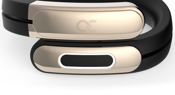 Helix Wearable Cuff with Stereo Bluetooth Headphones by Ashley Chloe Inc.