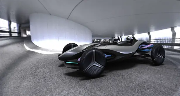 Helix Wind Generating Roadster