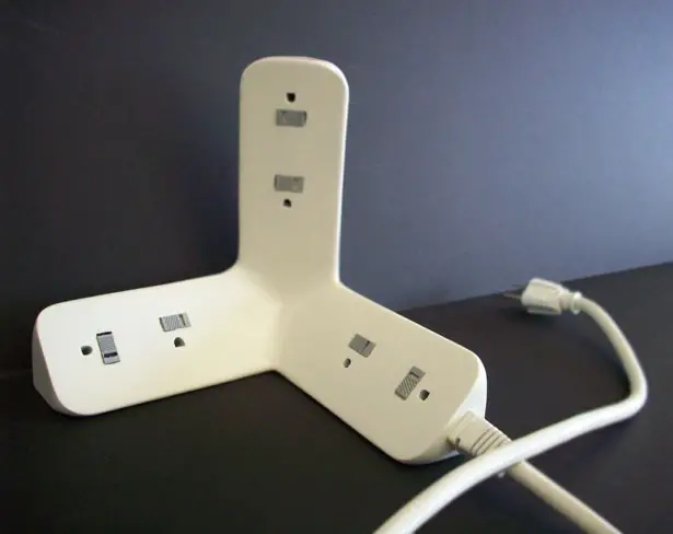 Herald Powerstrip Has Been Designed To Fit Snug In The Corner of Your Room