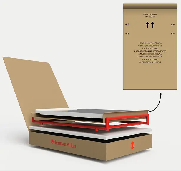 Incanti Wall-Mounted Desk Concept Proposal for Herman Miller by Will Davis Design