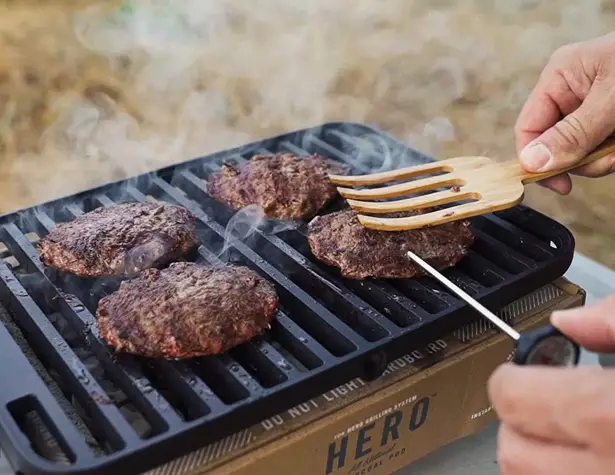 HERO Grill Portable Lightweight Charcoal Grilling System