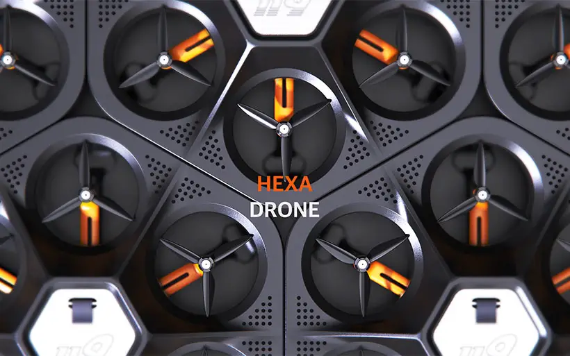 HEXA Drone for Forest Fire by Junsik Oh