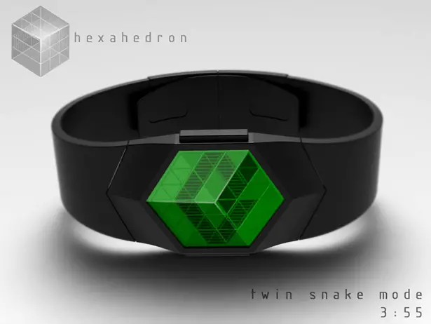 Hexahedron Watch by Peter Fletcher