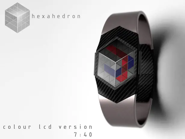 Hexahedron Watch by Peter Fletcher