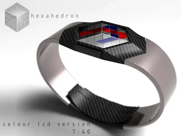 Hexahedron Watch by Peter Fletcher