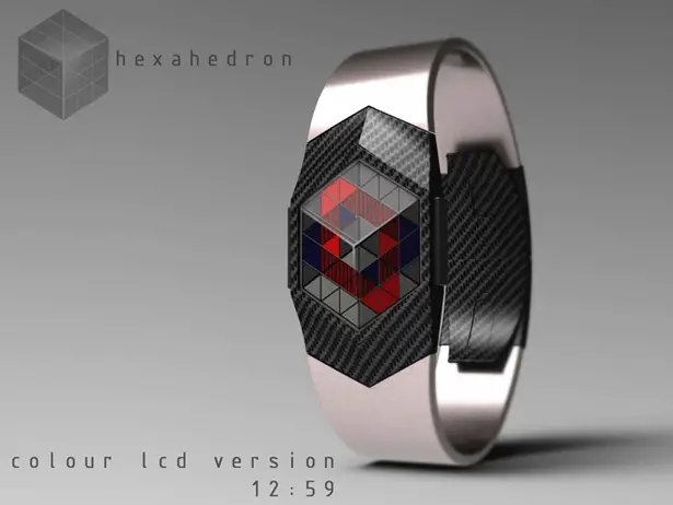 Hexahedron Watch by Peter Fletcher