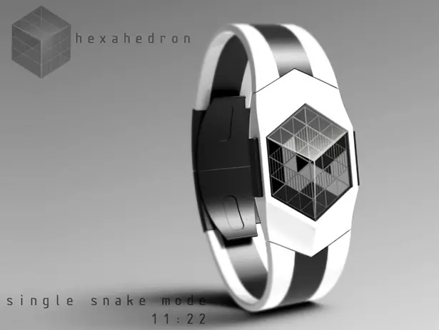 Hexahedron Watch by Peter Fletcher