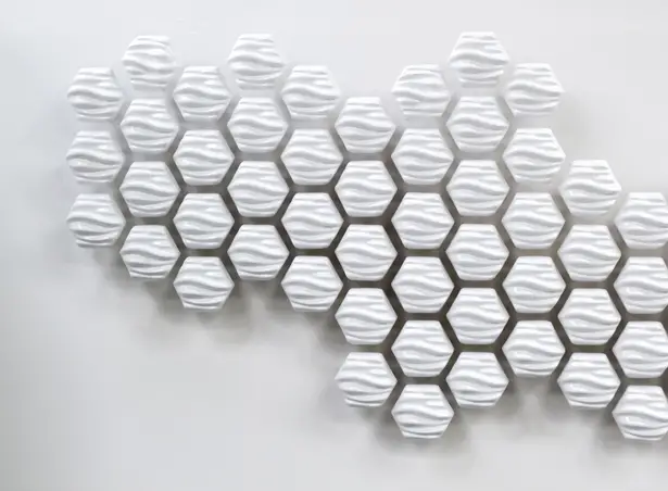 Hexi Responsive Wall by Thibaut Sld