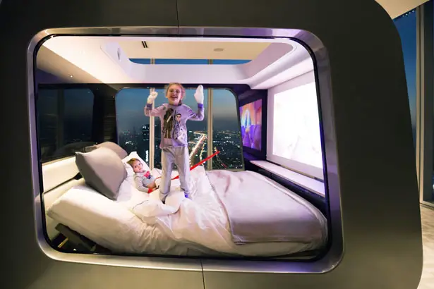 Futuristic Hi Can Smart Bed by Hi Interiors