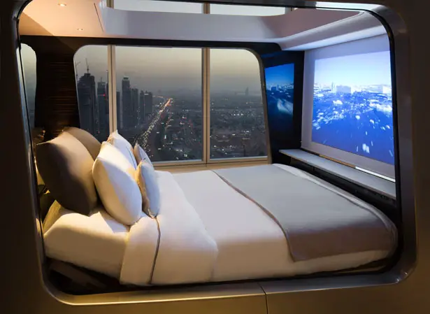Futuristic Hi Can Smart Bed by Hi Interiors