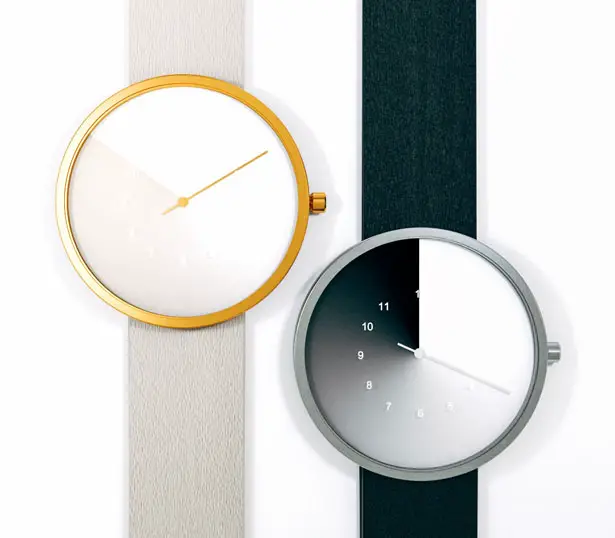 Hidden Time Concept Watch Uses Gradient Color to Indicate The Hour