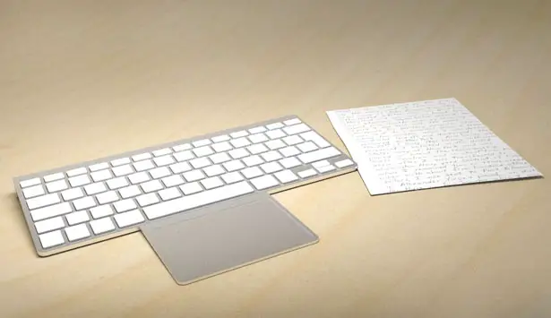 Hidden Touch Concept : Hidden Touchpad At The Back of Your Keyboard