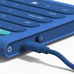 Modern Hidekey Compact Keyboard with Retractable Number Pad by Yeongseok Go