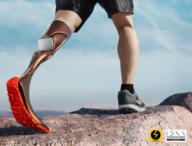 Hierex Hiking Prosthetic Leg Concept by Kesu Wang