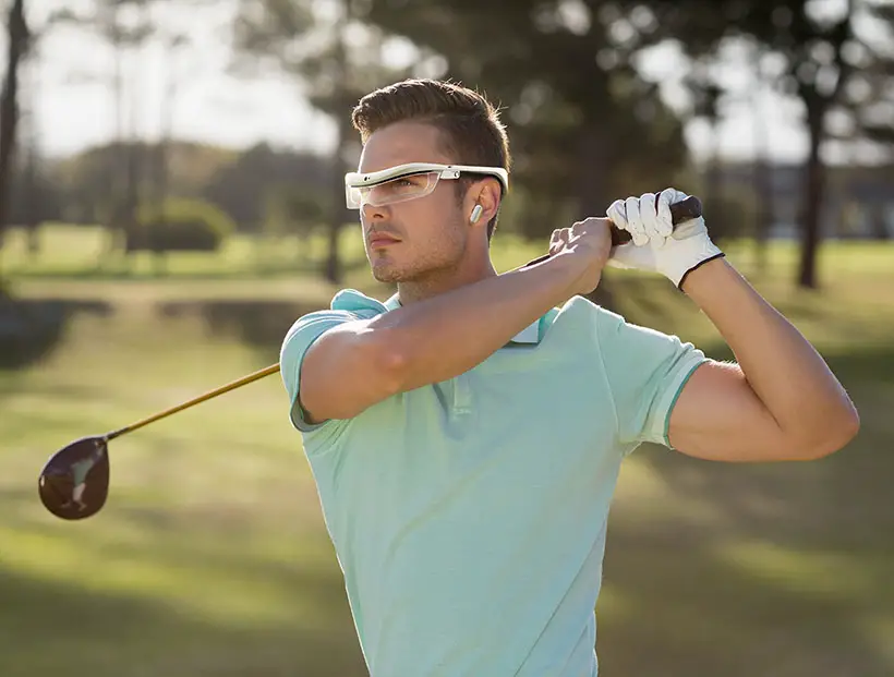 HIO - A Set of AR Glasses Concept for Golfing by Taeyang Kim