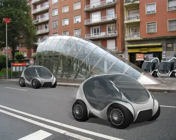 Hiriko Stackable Electric Citycar by MIT