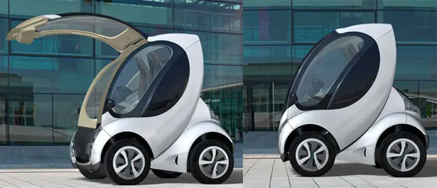 Hiriko Stackable Electric Citycar by MIT