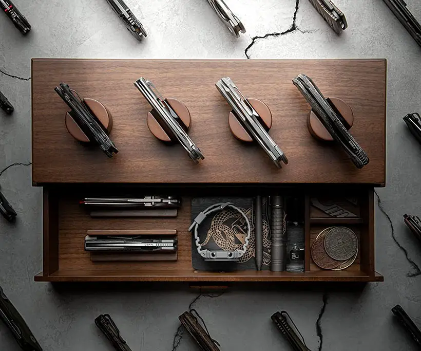 Holme & Hadfield Knife Display Case and EDC Organizer