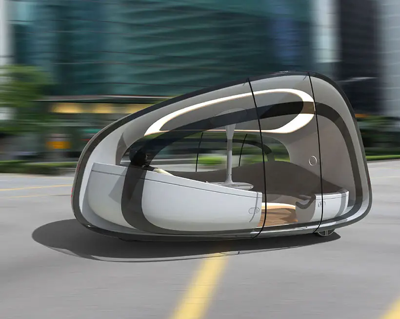 Futuristic HOMM Autonomous Experience Pod