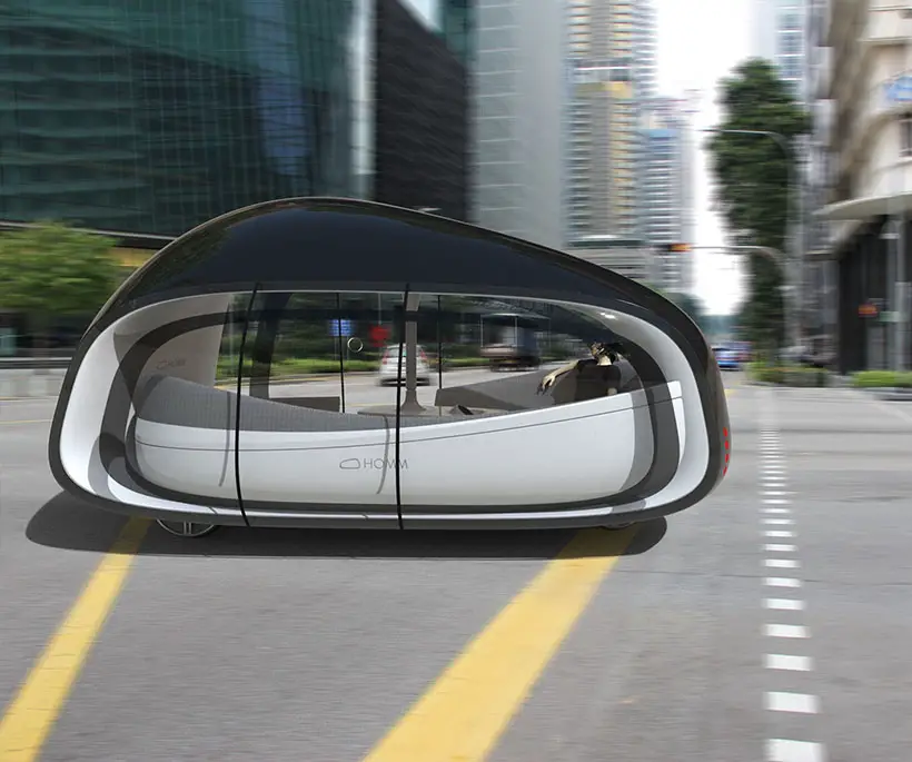 Futuristic HOMM Autonomous Experience Pod