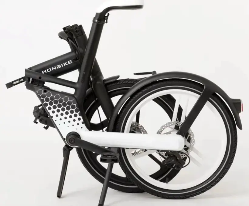 HONBIKE - Electric Folding Bike with Shaft Drive