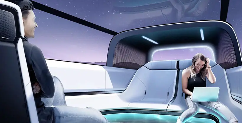 Futuristic Honda 0 Project - Space Hub Concept