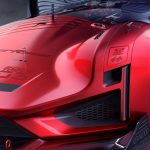 Futuristic Honda Cyberrace for Future Racecar Competition by Frederic Le Sciellour