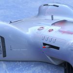 Futuristic Honda Cyberrace for Future Racecar Competition by Frederic Le Sciellour