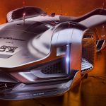 Futuristic Honda Cyberrace for Future Racecar Competition by Frederic Le Sciellour