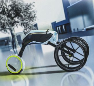 Honda Motus Concept Personal Vehicle with Removable Mono Wheel System