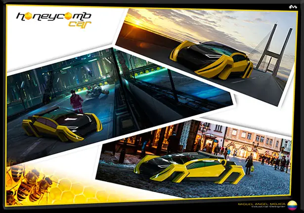 Honeycomb Concept Car by Miguel Mojica