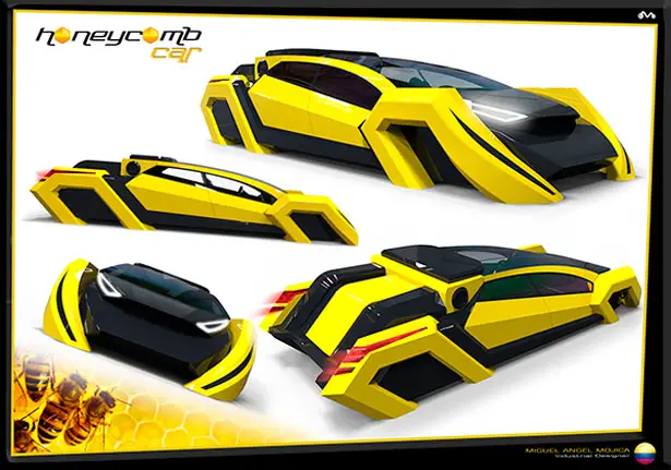 Honeycomb Concept Car by Miguel Mojica
