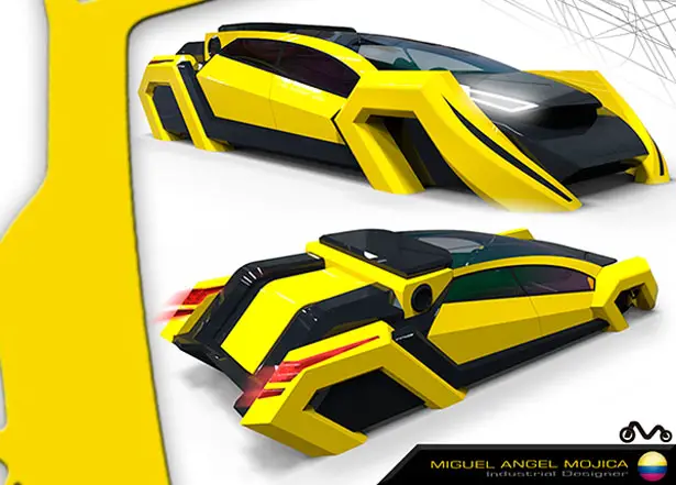 Honeycomb Concept Car by Miguel Mojica